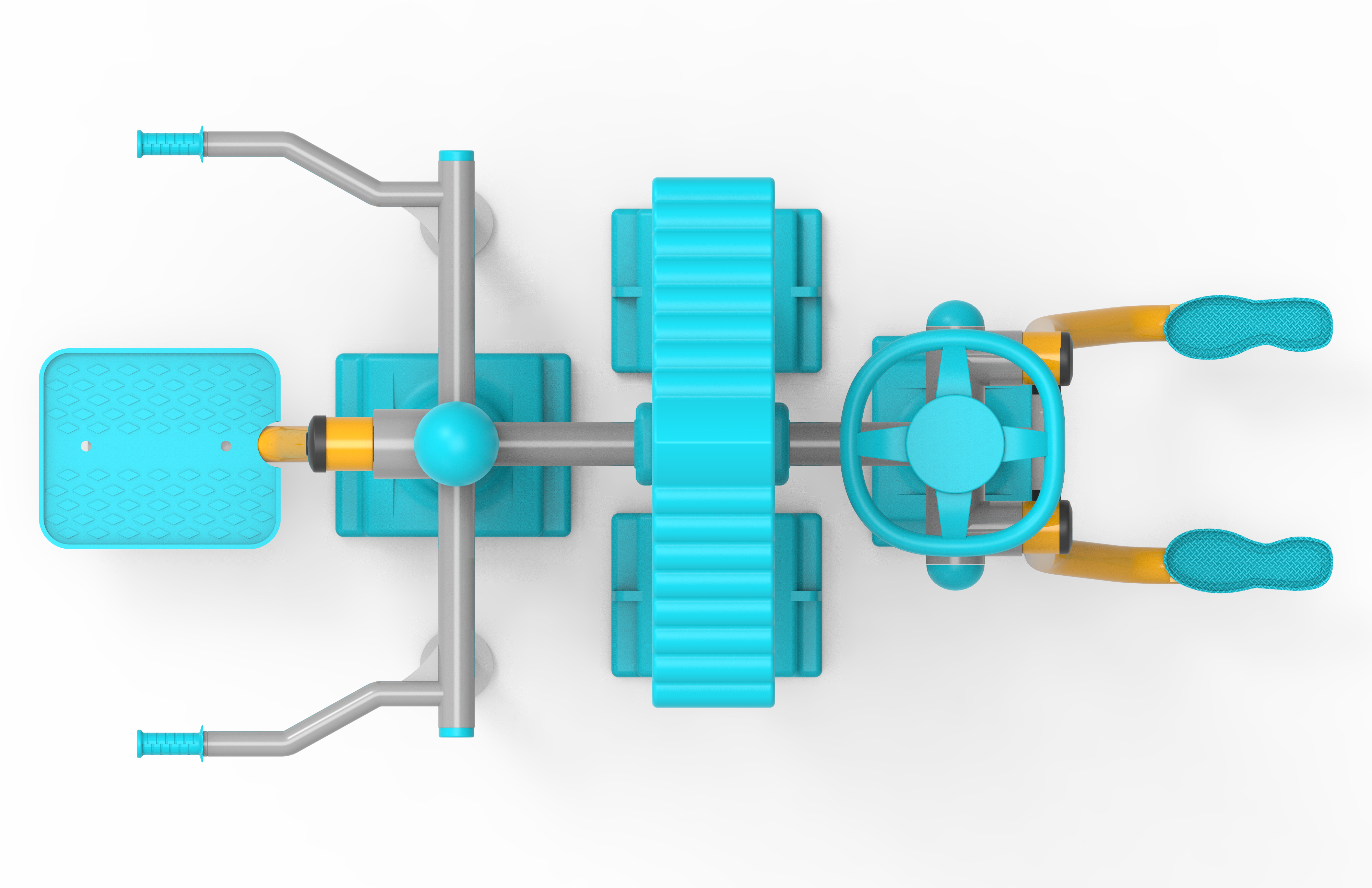 Bacak Acma Yan Salinim Aleti PF-202 | Dış Mekan Spor Aletleri | Erse Kent Mobilyaları